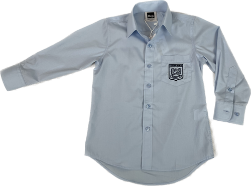 Boys Winter Shirt with Embroidered Logo