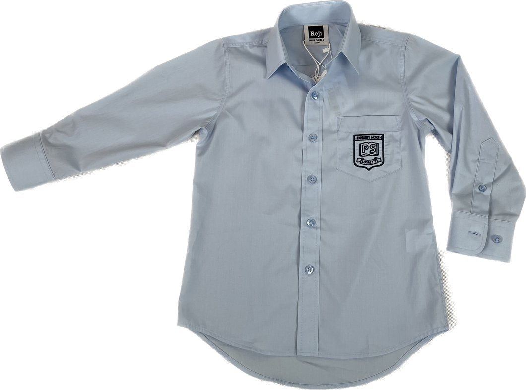 Boys Winter Shirt with Embroidered Logo