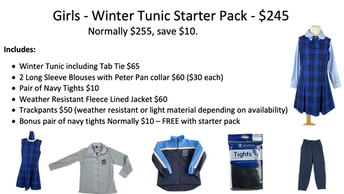 Girls - Winter Tunic Starter Pack