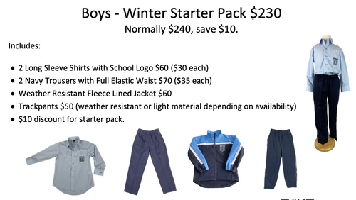 Boys - Winter Starter Pack