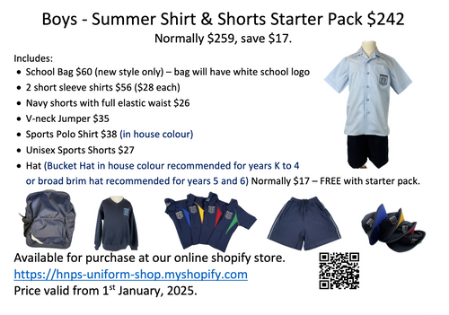 Boys - Summer Shirt and Shorts Starter Pack
